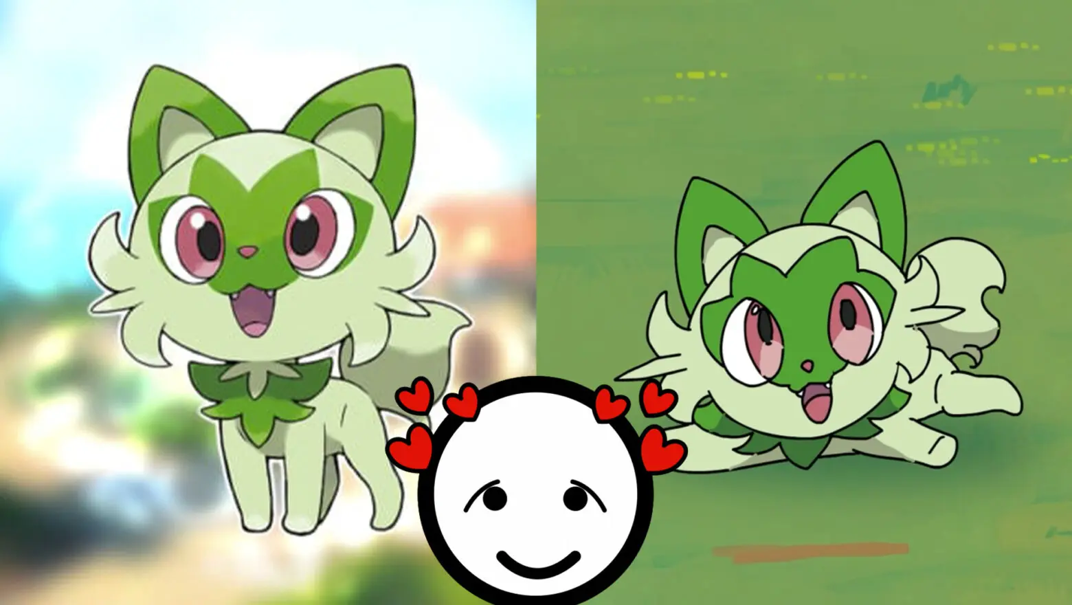 Una animación de los iniciales de Pokémon Escarlata y Púrpura