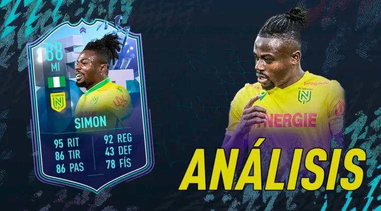 Imagen de FIFA 22: análisis de Moses Simon Fantasy FUT gratuito. ¿Un atacante valioso?