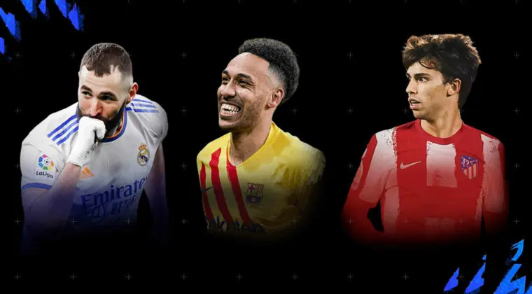 Imagen de FIFA 22: los delanteros destacan entre los nominados al POTM de la Liga Santander
