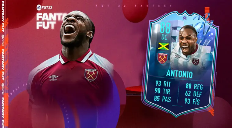 Imagen de FIFA 22: ¿Merece la pena Michail Antonio Fantasy FUT? + Solución del SBC