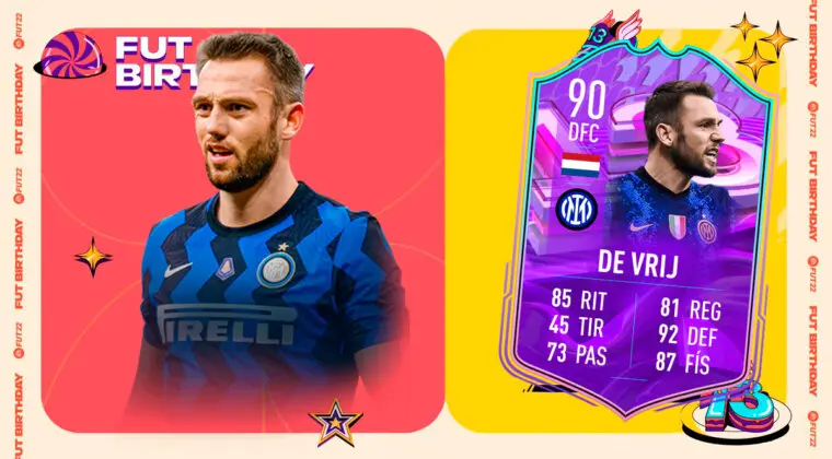 Imagen de FIFA 22: ¿Merece la pena Stefan de Vrij FUT Birthday? + Solución del SBC