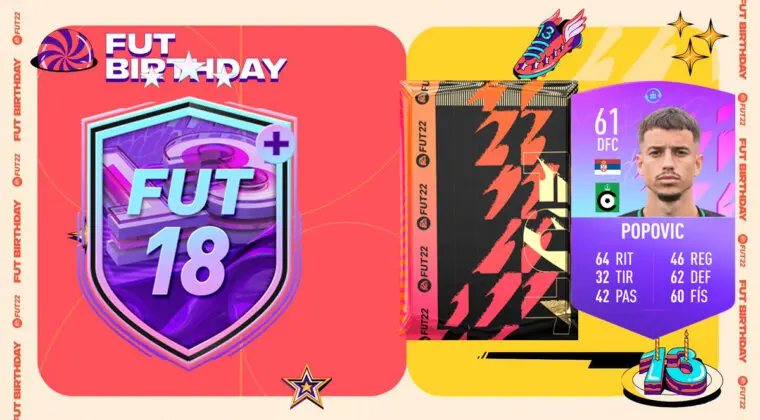 Imagen de FIFA 22: si llevas a cabo este SBC temático podrás conseguir otro token FUT Birthday y un sobre de 55.000 monedas + Solución