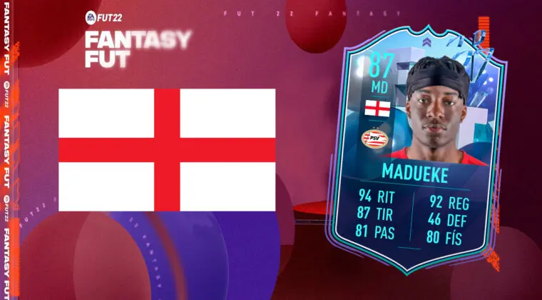 Imagen de FIFA 22: ¿Merece la pena Noni Madueke Fantasy FUT? + Solución del SBC