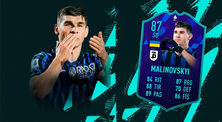 Imagen de FIFA 22: ¿Merece la pena Ruslan Malinovskyi POTM de la Serie A? + Solución del SBC