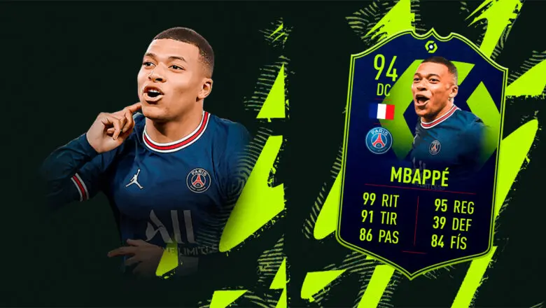 FIFA 22 Ultimate Team SBC Mbappé POTM Ligue 1 febrero