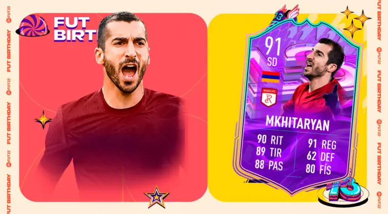 Imagen de FIFA 22: ¿Merece la pena Henrikh Mkhitaryan FUT Birthday? + Solución del SBC