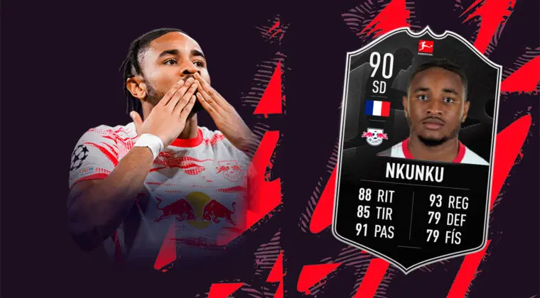 Imagen de FIFA 22: ¿Merece la pena Christopher Nkunku POTM de la Bundesliga? + Solución del SBC