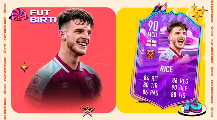 Imagen de FIFA 22: ¿Merece la pena Declan Rice FUT Birthday? + Solución del SBC