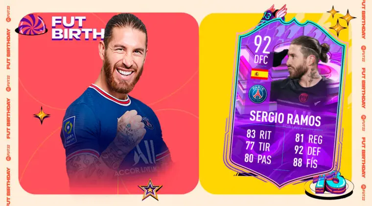 Imagen de FIFA 22: ¿Merece la pena Sergio Ramos FUT Birthday? + Solución del SBC