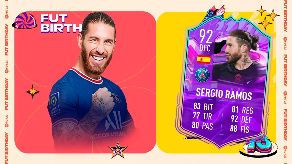 FIFA 22 Ultimate Team SBC Sergio Ramos FUT Birthday
