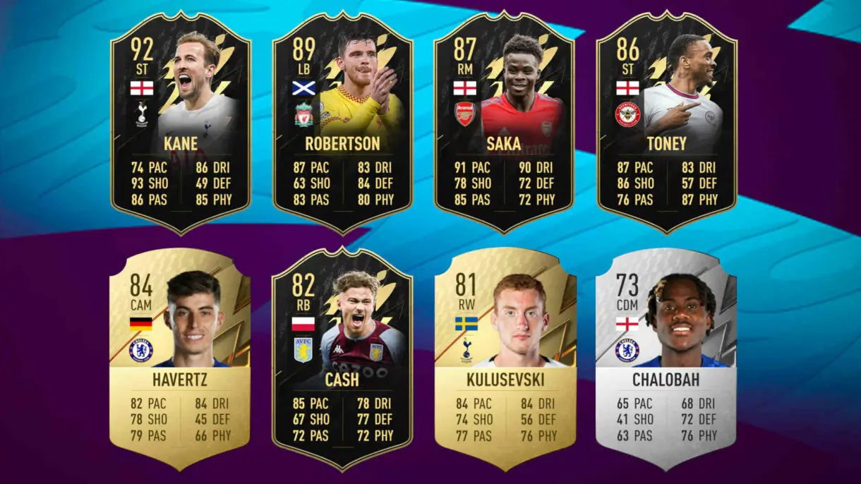 Mejores versiones In Form de cada nominado al POTM Premier League marzo en FIFA 22 Ultimate Team