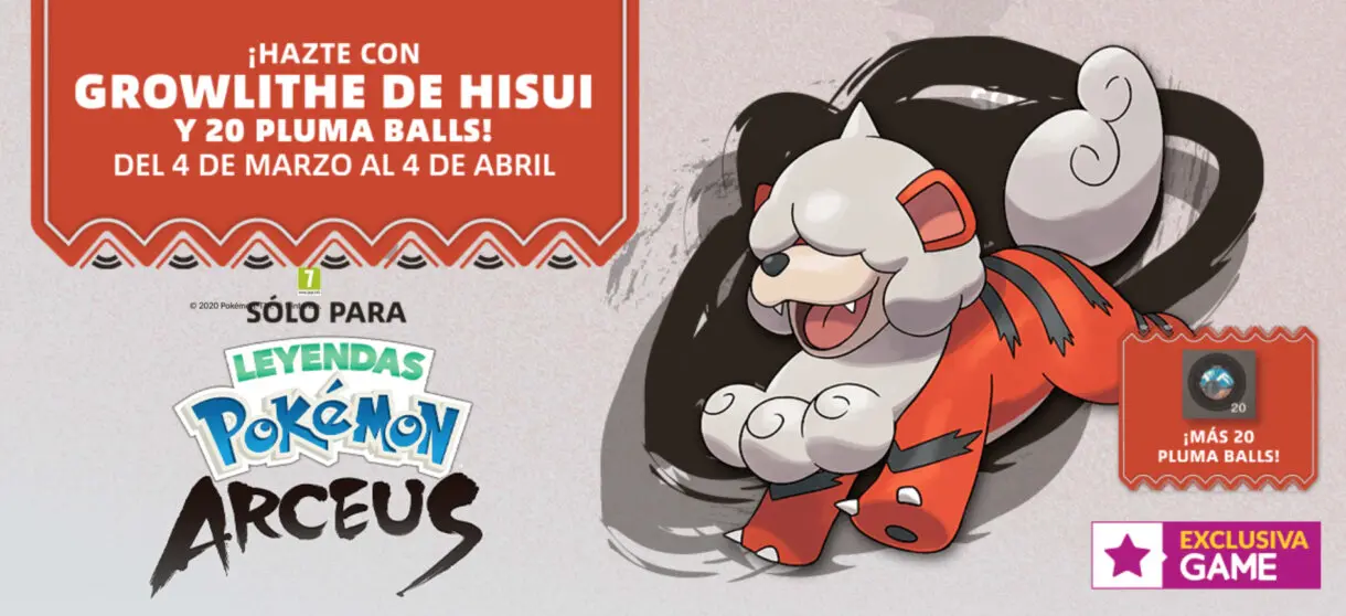 promocion Growlithe de Hisui