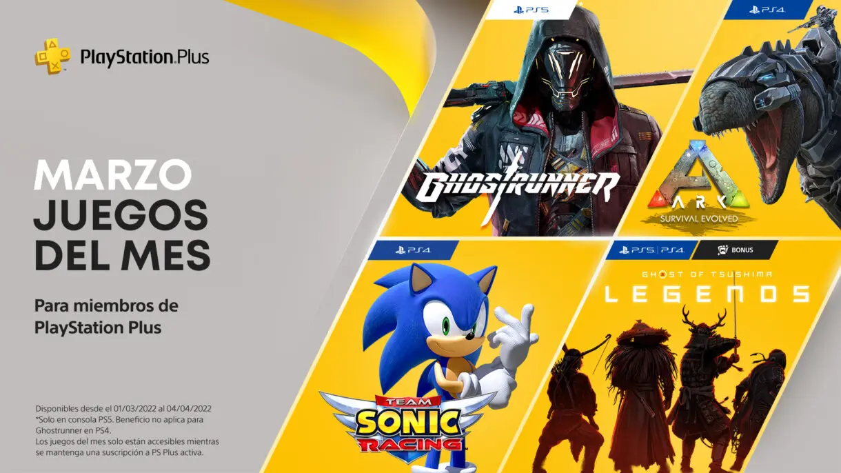 psplus juegos del mes marzo