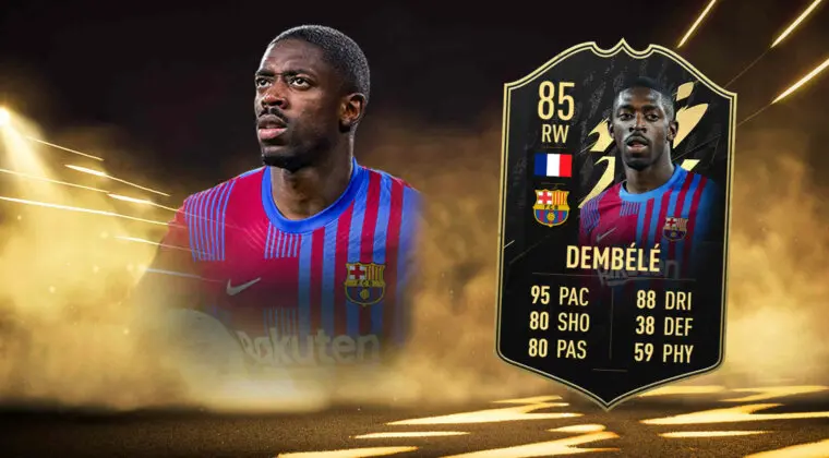Imagen de FIFA 22: ¿Una ganga o poco recomendable? Review de Dembélé IF