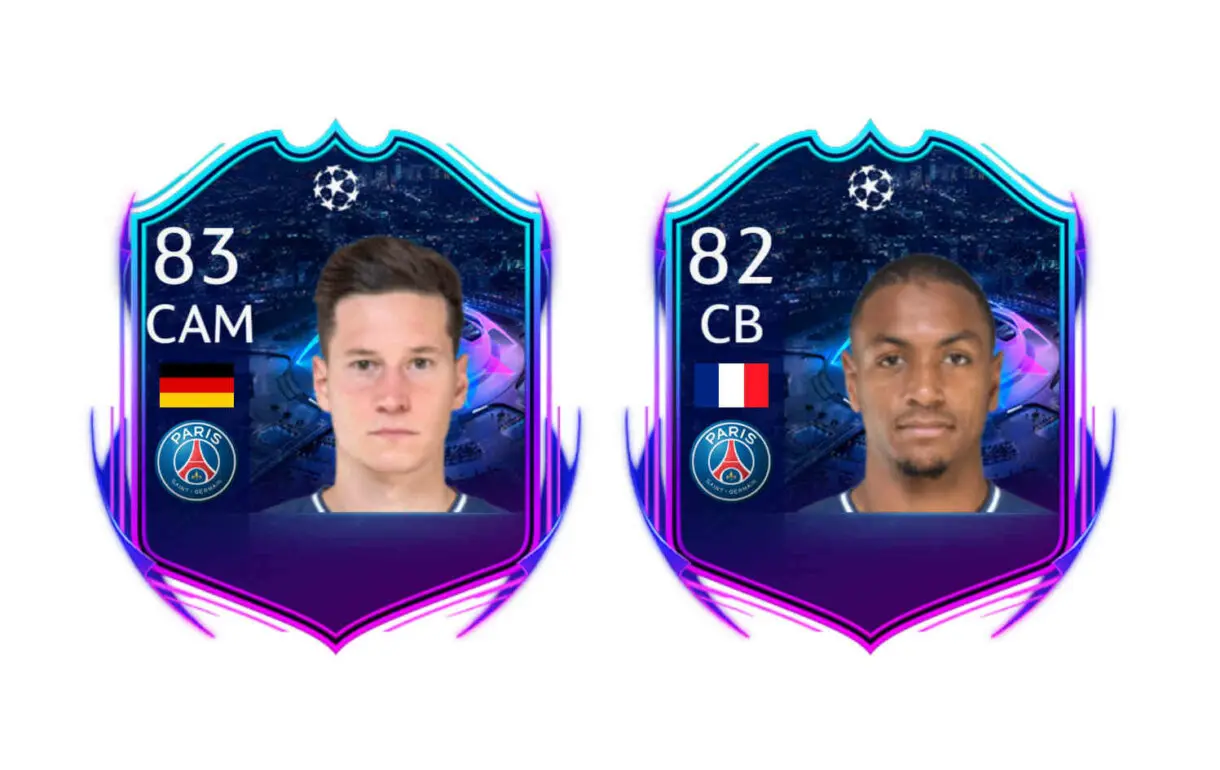 Hipotéticas cartas RTTF Draxler y Diallo FIFA 21 Ultimate Team