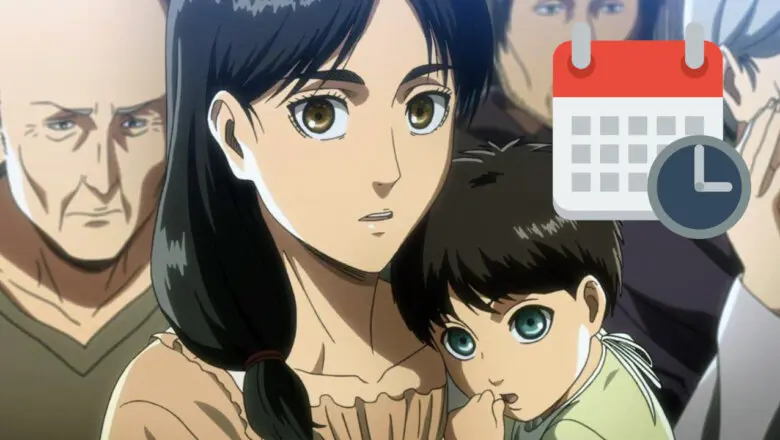 Shingeki no Kyojin horario