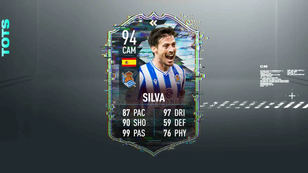 Hipotética carta David Silva Flashback FIFA 21 Ultimate Team 