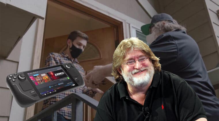 Imagen de Gabe Newell se vuelve repartidor de Steam Deck por un día