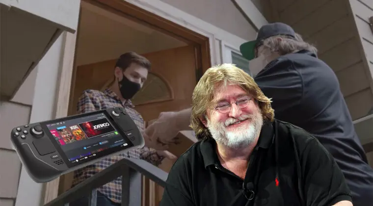 Imagen de Gabe Newell se vuelve repartidor de Steam Deck por un día