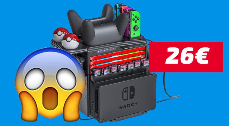 Imagen de Nintendo Switch: este soporte de carga te ayudará a tenerlo todo siempre listo y ordenado