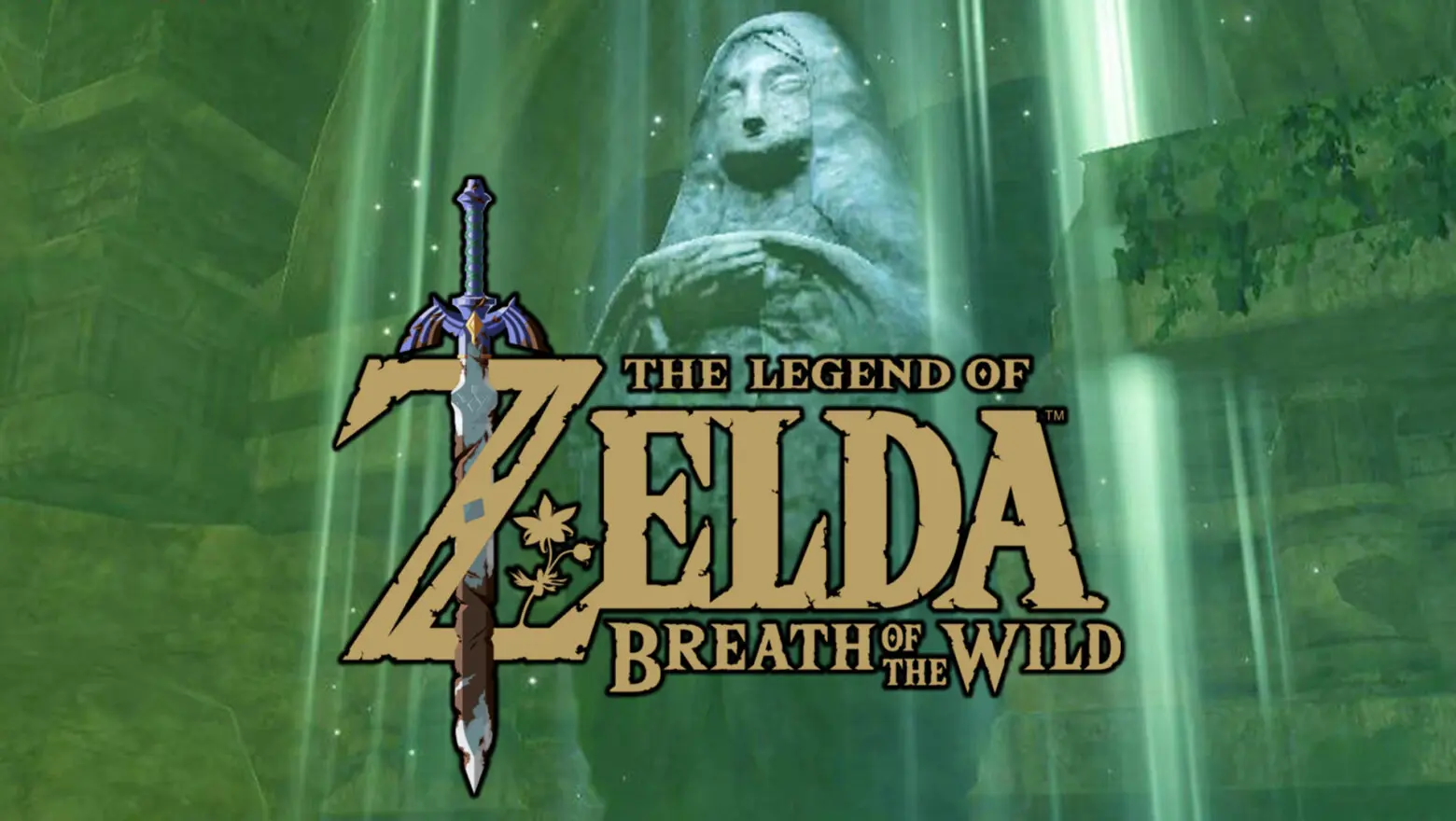 Una estatua de The Legend of Zelda