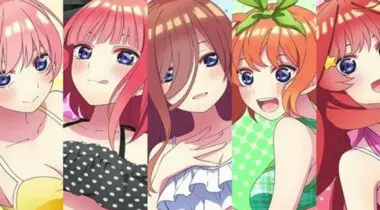 Imagen de The Quintessential Quintuplets nos deja con un nuevo póster de su esperada película