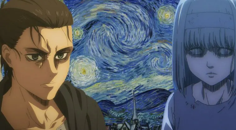Imagen de Shingeki no Kyojin: Se inspiran en Van Gogh para crear increíbles ilustraciones de Ymir y Eren