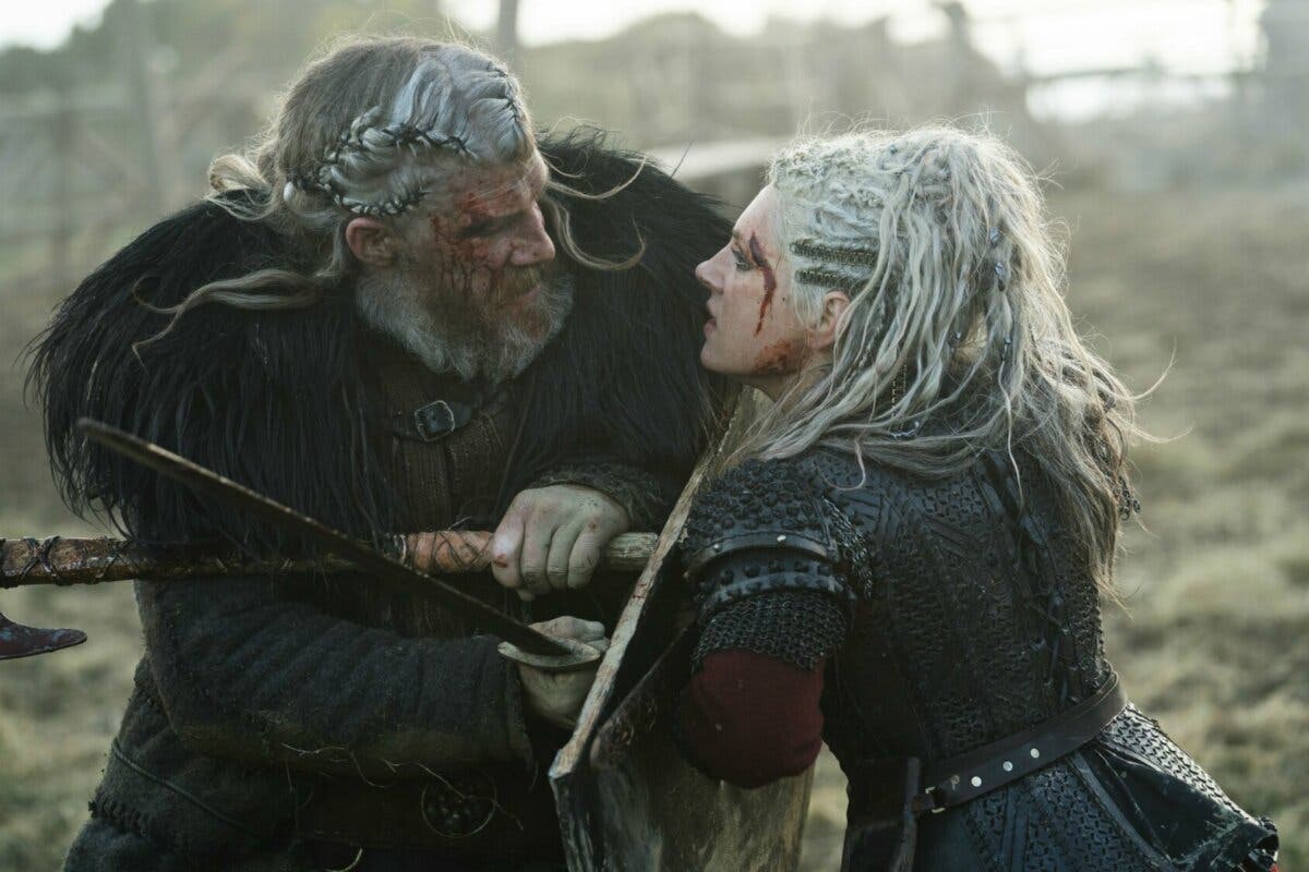 Lagertha, en una escena de Vikingos