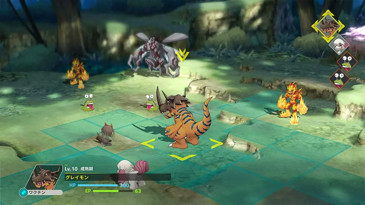 gameplay de digimon survive