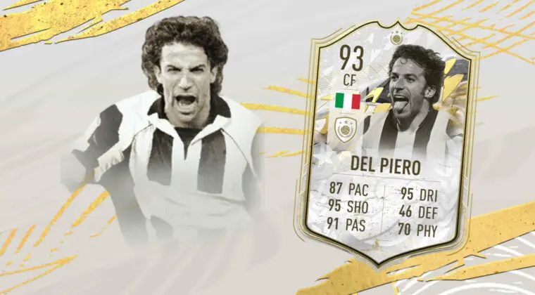 Imagen de FIFA 22 Iconos: Del Piero Moments es el protagonista del nuevo SBC