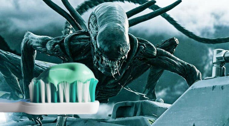 Imagen de El cosplay más divertido de Alien que verás, con pasta de dientes incluida