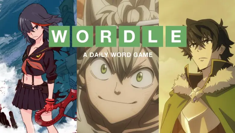 wordle de anime