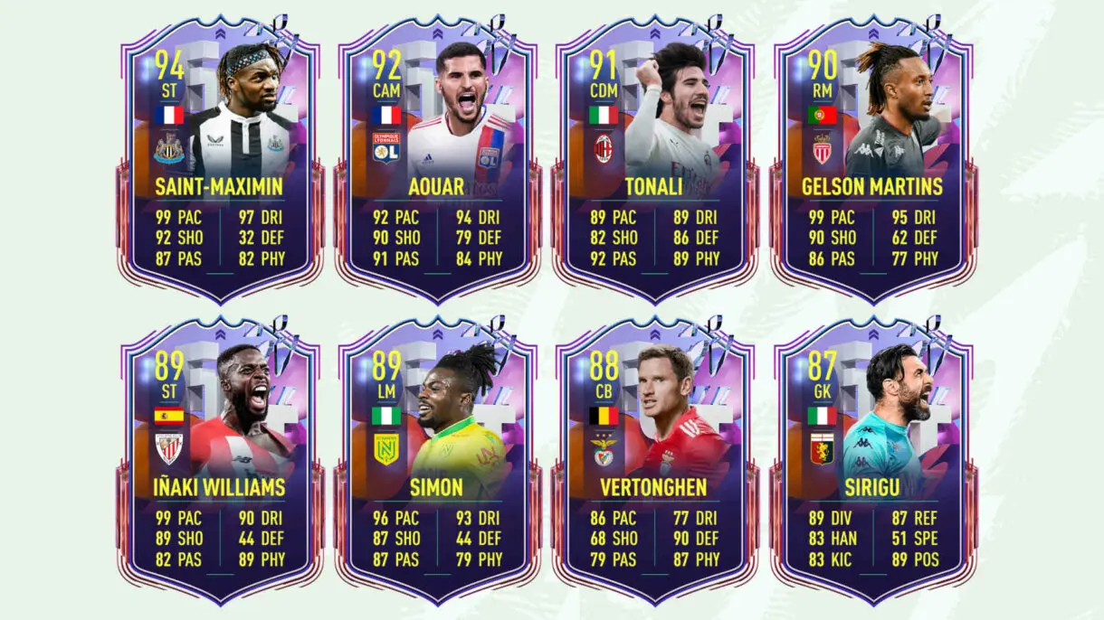 Cartas Fantasy FUT que aseguraron el tercer upgrade FIFA 22 Ultimate Team
