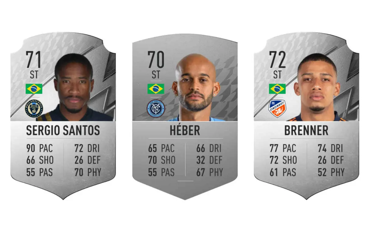 Lista de delanteros centros platas de Brasil y MLS FIFA 22 Ultimate Team