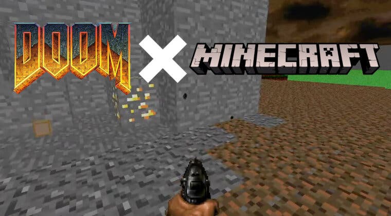 Imagen de Este mod para DOOM convierte al juego en Minecraft, y no solo gráficamente