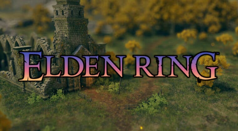 Imagen de Fan convierte el vasto mundo de Elden Ring en un precioso escenario en miniatura