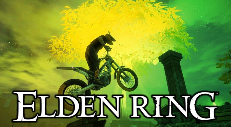 Imagen de ¡Adiós al caballo! Convierten el Necrolimbo de Elden Ring en una pista de motocross de Trials Rising