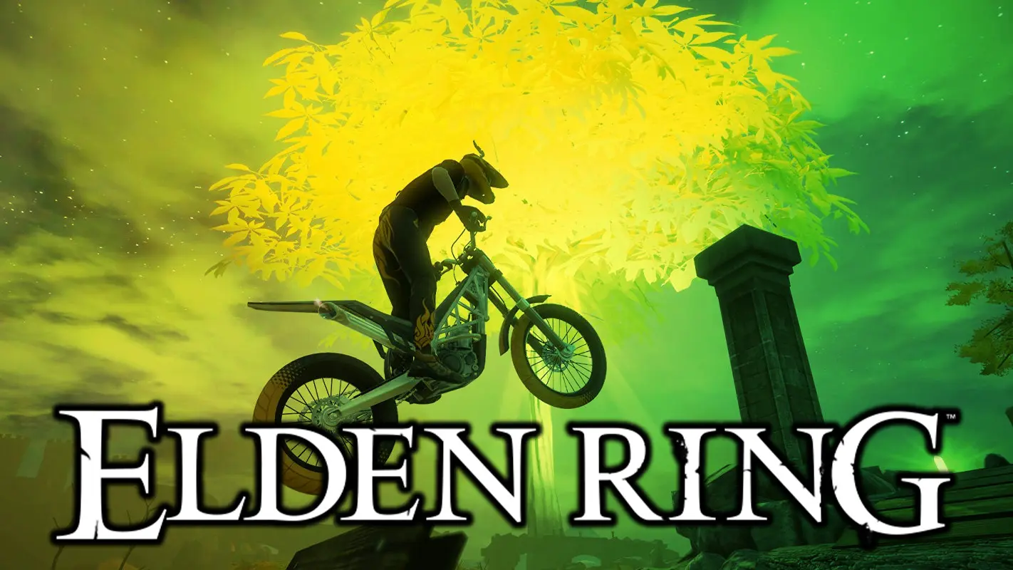 Una zona de Elden Ring convertida en pista de motocross