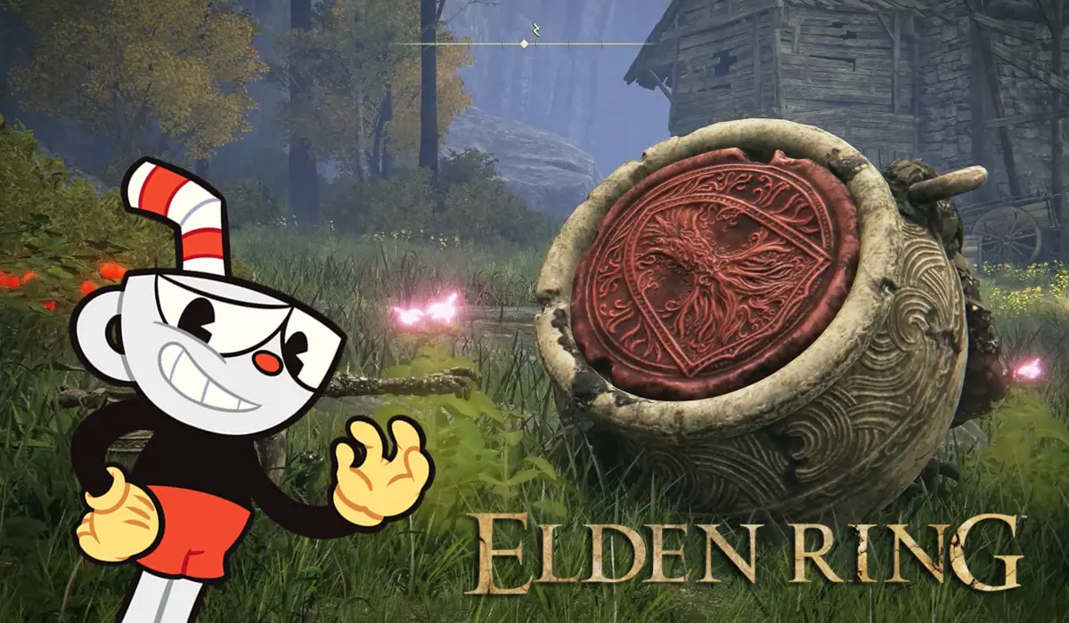 Elden Ring Alexander estilo cuphead