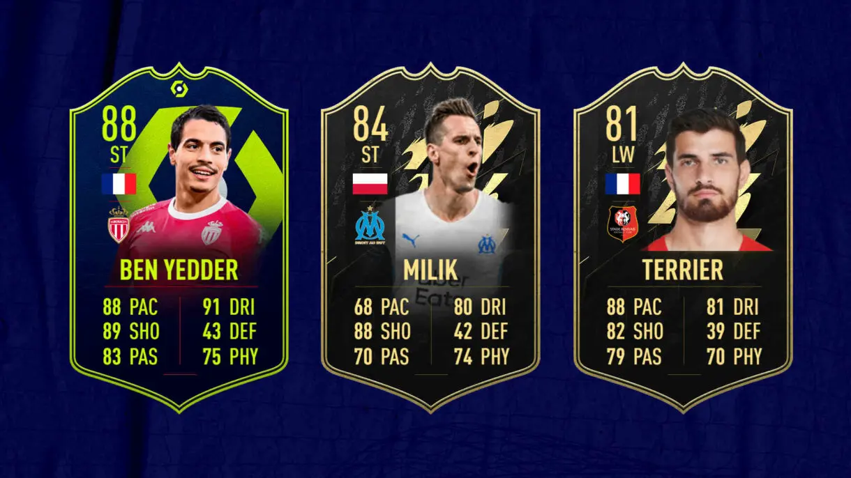 Mejores cartas In Form Ben Yedder, Milik y Terrier FIFA 22 Ultimate Team