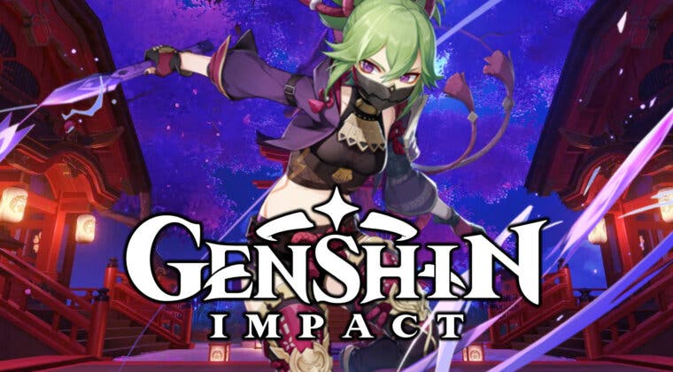 Imagen de Ya puedes ver el combate de Kuki Shinobu gracias al gameplay filtrado de Genshin Impact