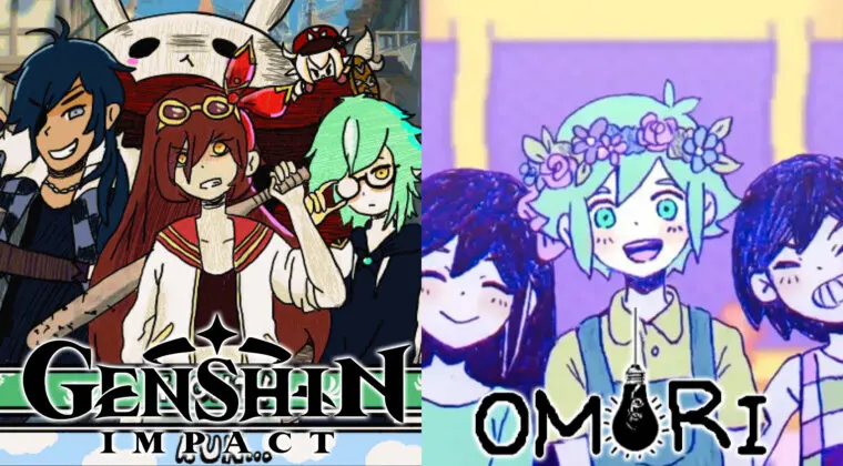 Imagen de La fusión entre Genshin Impact y OMORI que les está encantando a todos los fans