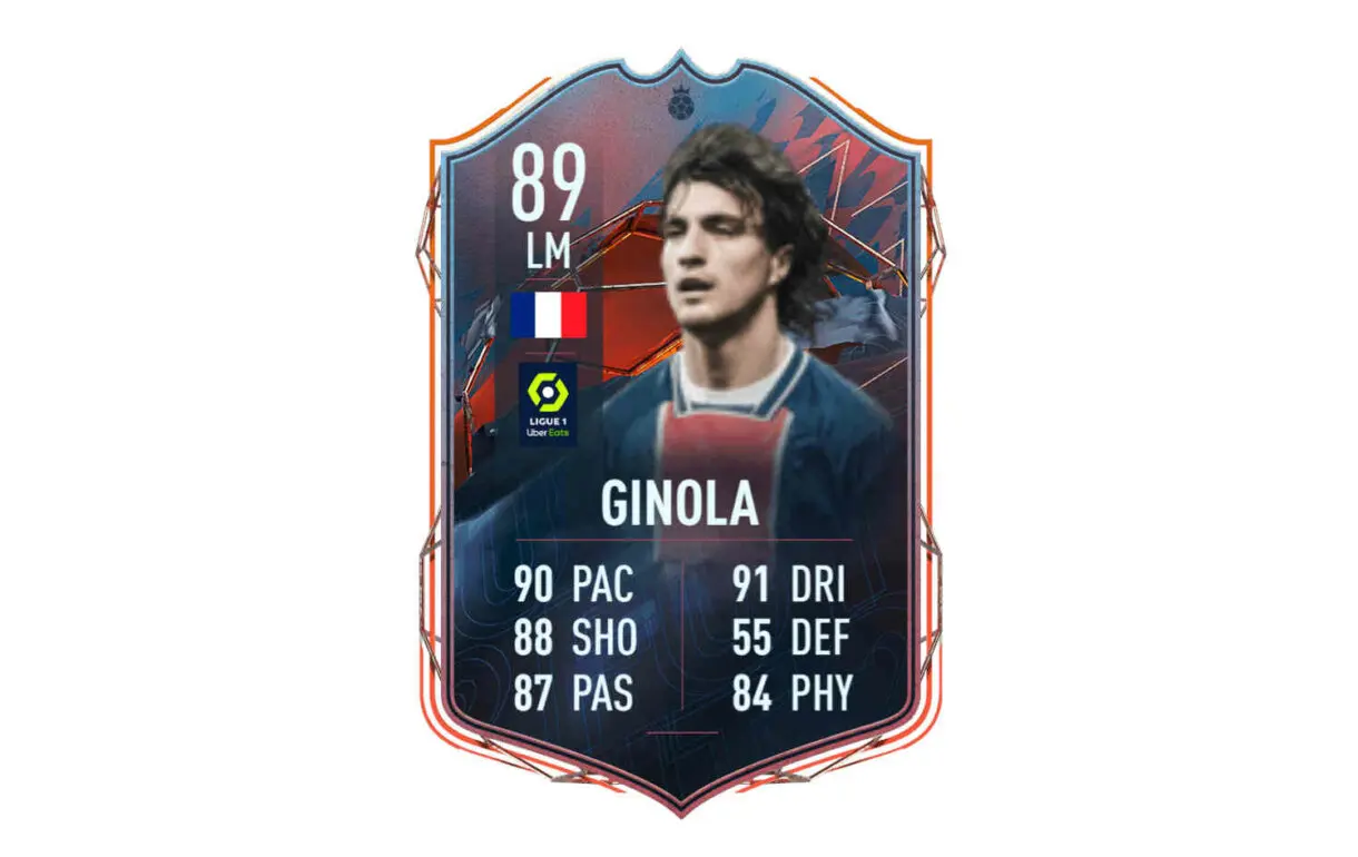 Carta Ginola FUT Heroes FIFA 22 Ultimate Team