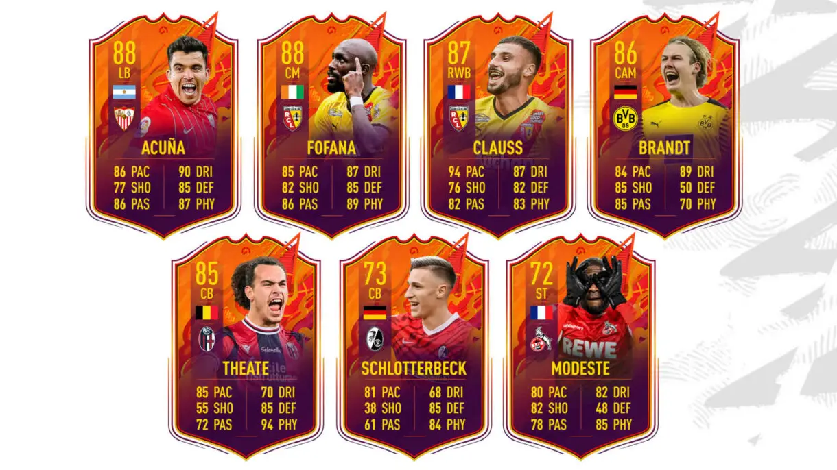 Cartas Headliners que suman una victoria en liga FIFA 22 Ultimate Team