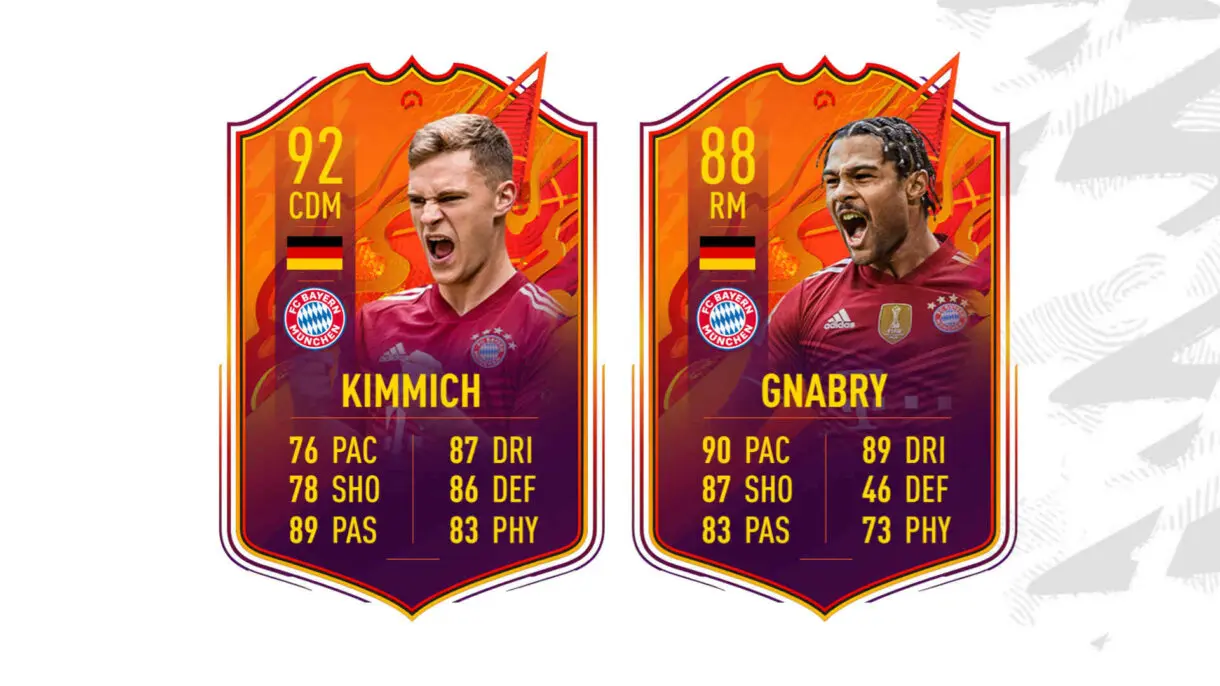 Cartas de Kimmich y Gnabry Headliners FIFA 22 Ultimate Team