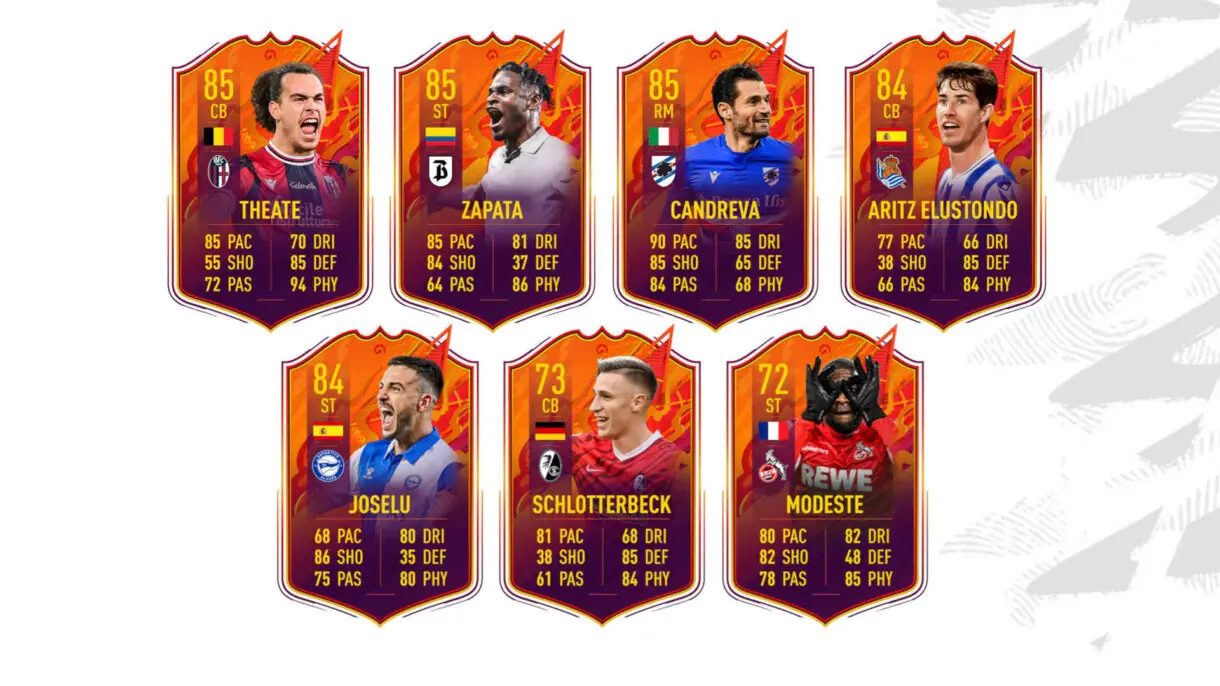 La otra mitad de las cartas Headliners sin victorias FIFA 22 Ultimate Team