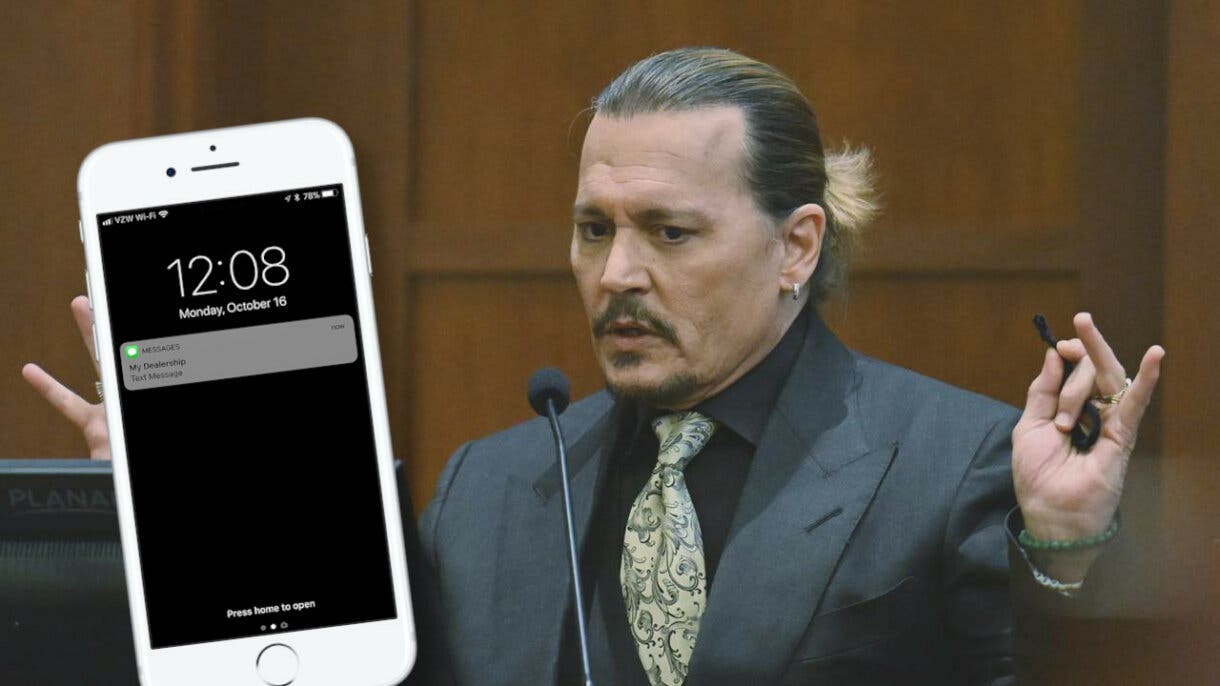Johnny Depp mensajes de texto