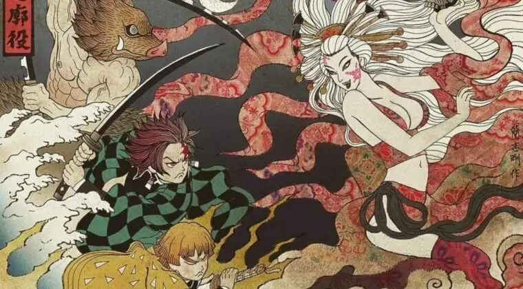 Imagen de Kimetsu no Yaiba: Alucina con estas increíbles ilustraciones en arte tradicional