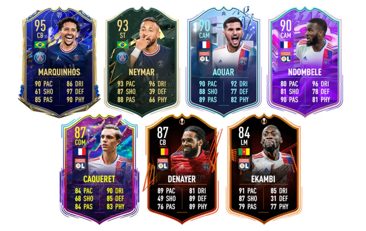Links verdes Thiago Mendes Showdown FIFA 22 Ultimate Team