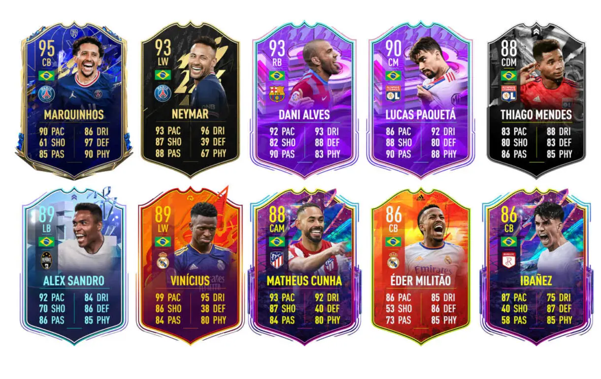 Links naranjas Brasil Fernandinho FUT Captains FIFA 22 Ultimate Team